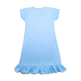 Toddler Kid Girls Peppa Pig Short Sleeve Summer Sleep Dress