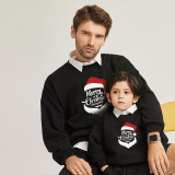 Christmas Matching Family Santa Slogans Merry Christmas Everyone Christmas Sweatshirt Tops