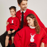 Christmas Matching Family Christmas Deer Slogan Red Family Sweatshirt Tops