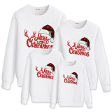 Christmas Matching Family Christmas Hat Antler Merry Christmas Family Sweatshirt Tops
