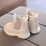 Toddler Kids PU Leather Martin Boots Shoes