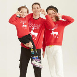 Christmas Matching Family Elk Family Sweatshirt Tops