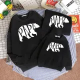 Christmas Matching Family Bear Letters Family Sweatshirt Tops