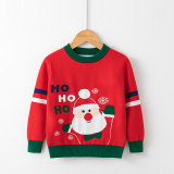 Toddler Girl Hohoho Santa Claus Sweater
