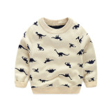 Toddler Kids Boy Dinosaurs Wool Pullover Sweater Warm Top