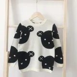 Toddler Kids Cute Bear Wool Pullover Sweater