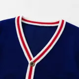 Toddler Girl Knit V Neck Cardigan Sweater