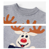 Toddler Kids Boys and Girls Cute Chirstmas Deer Stars Knit Pullover Sweater