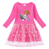 Toddler Girl PAW Long Sleeve Tutu A-line Dress