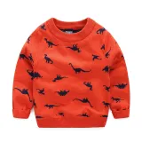 Toddler Kids Boy Dinosaurs Wool Pullover Sweater Warm Top