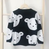 Toddler Kids Cute Bear Wool Pullover Sweater