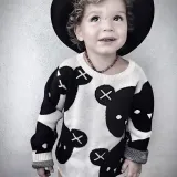 Toddler Kids Cute Bear Wool Pullover Sweater