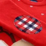 Toddler Girl Snow Deer Vest V Neck Sweater