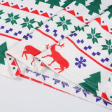Christmas Family Matching Sleepwear Pajamas Deer Trees Pattern Printing Sets