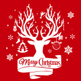 Christmas Family Matching Sleepwear Pajamas Red Deer Head Slogan Tops And Bell Printing Pants