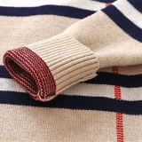 Toddler Boys Detachable Collar Plaid Knit Pullover Sweater