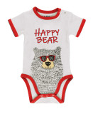KidsHoo Exclusive Design Kids Toddler Cool Glasses Bear Christmas Sleepwear Pajamas Sets