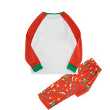 Christmas Family Matching Sleepwear Pajamas Sets Red Hohoho Slogan Sets
