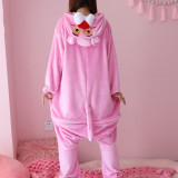 Kids Pink Panther Onesie Kigurumi Pajamas Animal Costumes for Unisex Children