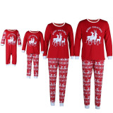 Christmas Family Matching Sleepwear Pajamas Christmas Red Deer Pajamas Sets