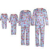 Christmas Family Matching Sleepwear Pajamas Tree Gingerbread Cookie Pajamas Sets With Dog Cloth