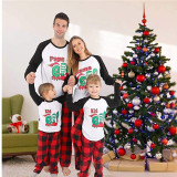 Christmas Family Matching Pajamas Christmas Elf Top and Red Plaids Pant Sets
