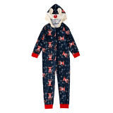 Christmas Family Matching Sleepwear Pajamas Cute Deer Snowflakes Jumpsuits