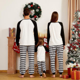 Christmas Family Matching Sleepwear Pajamas Let’s Get ELFED Up Top and Stripes Pants