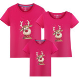 Christmas Matching Family Prints Cute Deer Family T-Shirts