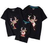Christmas Matching Family Prints Cute Deer Family T-Shirts
