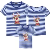 Christmas Matching Family Prints Cute Deer Family T-Shirts