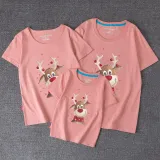 Christmas Matching Family Prints Cute Deer Family T-Shirts