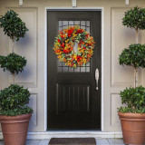 Christmas & Thanksgiving Fall Eucalyptus Farm House Wreath for Front Door Indoor Home Decor