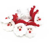 Christmas Decoration Santa Sownman Deer Christmas String Lights USB Powered Xmas Tree Decor