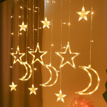 Christmas Decoration Twinkle Star Moon Lights USB Powered for Indoor Wedding Party