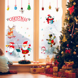 Christmas Window Wall Stickers Santa Claus Concert Christmas Decoration