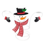 Christmas Snowman Goblet Wine Rack Crafts