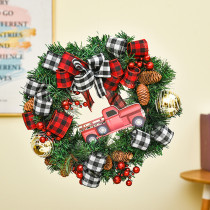 Christmas & Thanksgiving Farm House Truck Wreath for Front Door Christmas Holiday Indoor Home Decor