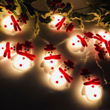 Christmas Decoration Santa Sownman Deer Christmas String Lights USB Powered Xmas Tree Decor