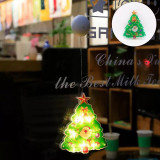 Christmas String LED Lights Window Silhouette Lights Decoration Hanging String Light with Suction Cup
