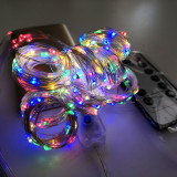 Christmas Decoration Twinkle Star 300 LED Lights 8 Modes USB Powered With Remote Control for Wedding Party Home