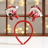 Christmas Headbands Santa Claus Reindeer Snowman Hair Hoops Decorations for Xmas Gifts