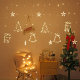 Christmas Decoration Twinkle Star Deer Bell Trees Lights USB Powered for Indoor Wedding Party