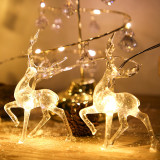 Christmas Decoration Deer Christmas String Lights USB Powered Indoor Decor