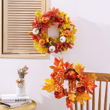 Christmas & Thanksgiving Everyday Pod Wreath for Front Door Indoor Home Décor