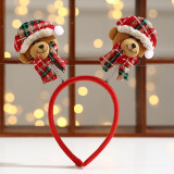 Christmas Headbands Santa Claus Reindeer Snowman Hair Hoops Decorations for Xmas Gifts