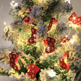 Christmas Decoration Twinkle Santa Christmas Lights USB Powered 8 Modes Indoor Decor