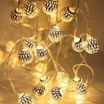 Christmas Decoration Twinkle Hollow Circle Lights USB Powered for Yard Home Wedding Party