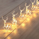 Christmas Decoration Deer Christmas String Lights USB Powered Indoor Decor