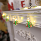 Christmas Decoration Santa Sownman Christmas String Lights USB Powered Xmas Tree Decor